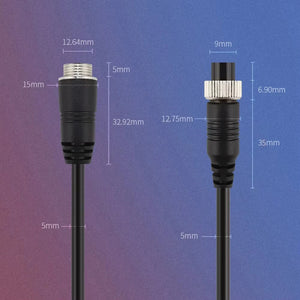 4 Pin Aviation Video Cable For Backup Cameras In RVs Trucks Buses - stepyours.com