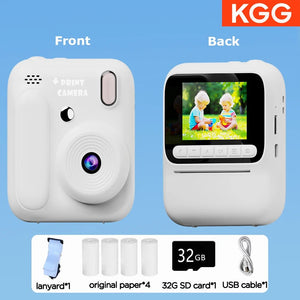 Kids Color Printing Instant Camera 32GB 1080P Digital Photo Video Gift - stepyours.com