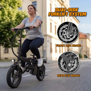 Smooth Ride Folding Electric Bike — product view 4