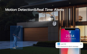 JOOAN 1080P WiFi IP Camera Outdoor Surveillance 5X Digital Zoom Night Vision - stepyours.com