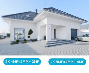 ANSVICAM Outdoor 4K AI Tracking WiFi IP Camera Dual Lens PTZ Alexa Ready - stepyours.com