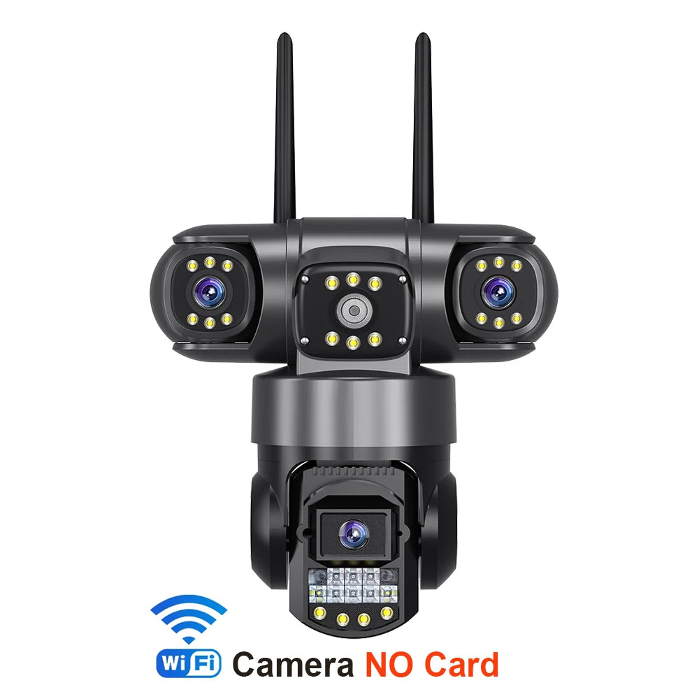 V380 Pro WiFi IP Camera Outdoor 12MP 6K Triple Lens Night Vision - Weatherproof by stepyours.com