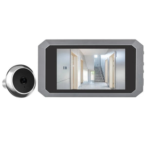 3.97'' LCD Digital Peephole Camera for Apartment Door 1080P 120 Degree Color Infrared Camera Door Monitor Type-C Rechargeable by stepyours.com
