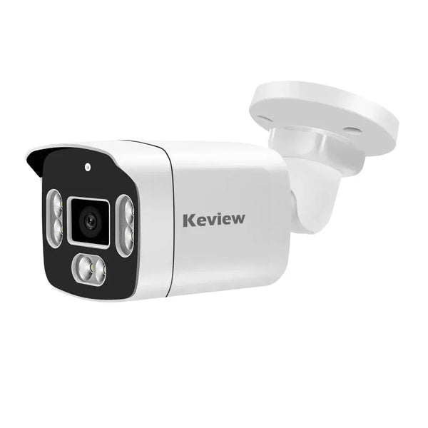 Keview POE 8MP 4K IP Camera - Outdoor Dual Lens Surveillance for Day and Night by stepyours.com