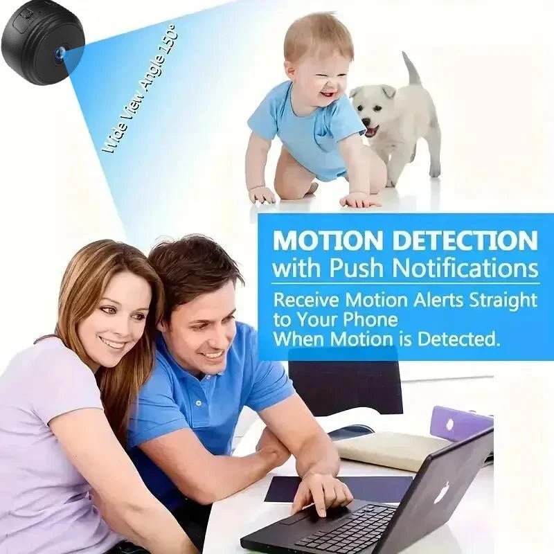 A9 HD WiFi Smart Monitor Indoor Security Camera - 720p Real Time View.Add Hooks - stepyours.com