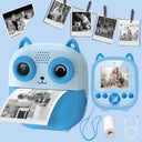 Instant Print Digital Camera Photo Printer Cartoon Design Black and White - stepyours.com