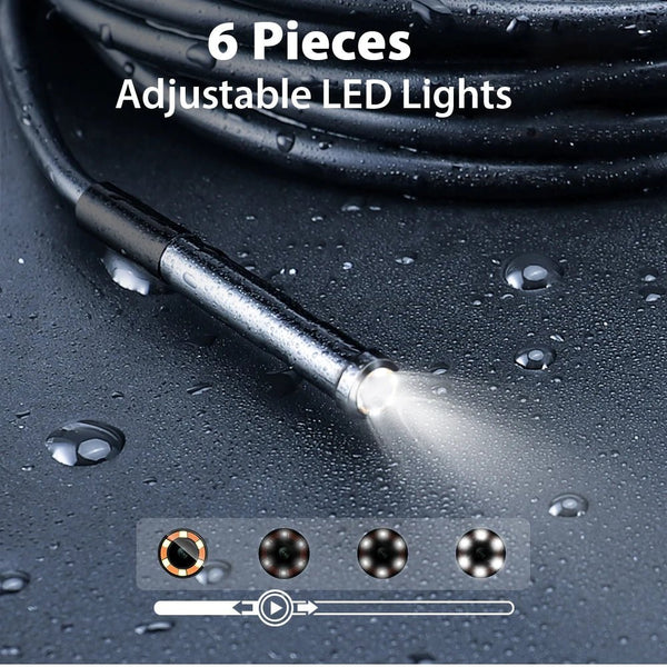 KERUI 2MP Industrial Endoscope Camera - Dual Lens, IP67 Waterproof, Type - C Ready - stepyours.com
