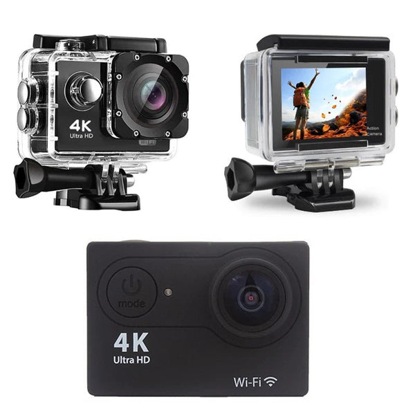 4K Action Camera WiFi Underwater Helmet Cam for Outdoor Sports - stepyours.com