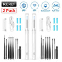 KERUI Ear Wax Removal Cleaner With 5MP HD Camera - See Ear Canal Add Hooks - stepyours.com