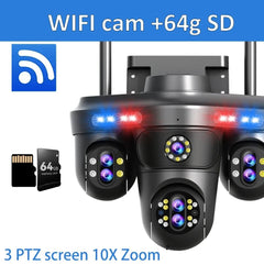 Difang 5MP WiFi IP Camera Outdoor PTZ 10x Zoom Auto Tracking CCTV - stepyours.com