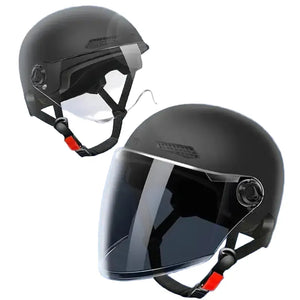 Cartoon Half Helmet With Goggles — product view 1
