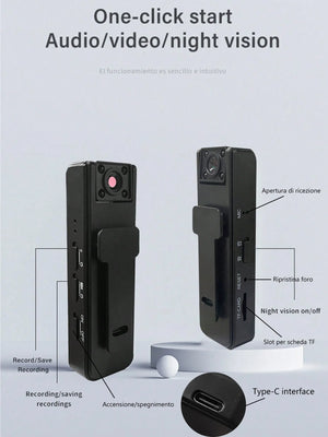 HD Smart Pen Camera With Rotating Lens Night Vision Portable - stepyours.com