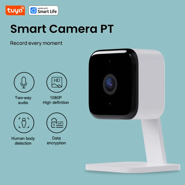 Tuya Smart 1080p WiFi Security Camera With 2 Way Audio And Motion Tracking by stepyours.com