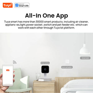 Tuya Smart 1080p WiFi Security Camera With 2 Way Audio And Motion Tracking by stepyours.com
