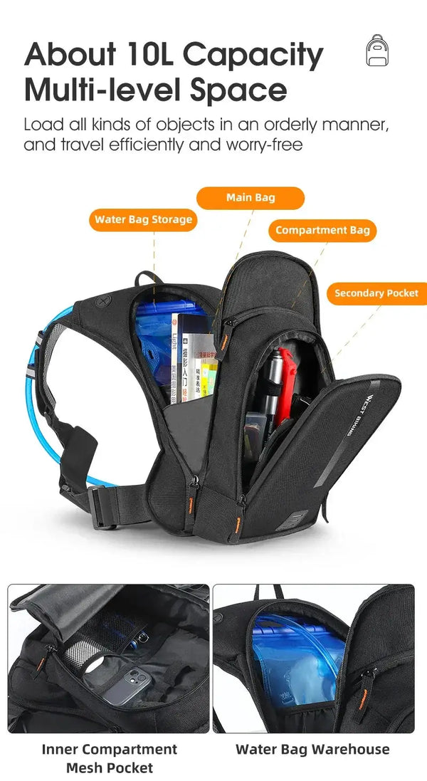 West Biking Hydration Pack for Cyclists — product view 11