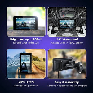 Moto Display - Wireless Carplay Nav -  product image