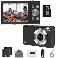 4K Vlogging Camera 42.4MP Sensor With 2.8 Inch Screen Camcorder For Photography - stepyours.com