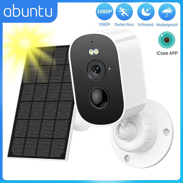 1080P Solar Outdoor WiFi Camera - PIR Motion Alarm and Cloud Storage.add Hooks - stepyours.com