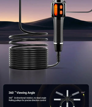 Type C 360 Degree Two Way Rotary Endoscope Camera 1080P HD For Car Inspection - stepyours.com