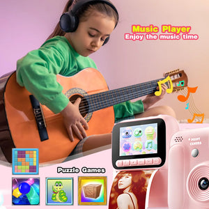 Kids Color Printing Instant Camera 32GB 1080P Digital Photo Video Gift - stepyours.com
