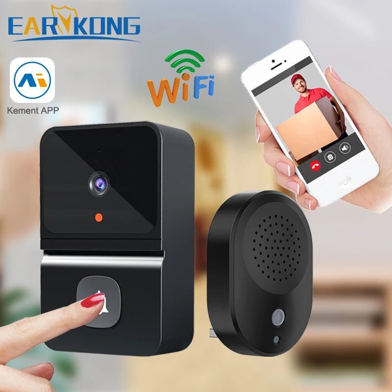 Intelligent Wireless Doorbell Waterproof 100m Range Camera - stepyours.com