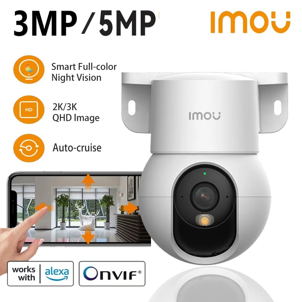 IMOU Ranger Mini 3/5MP IP Camera - 360 Degree Coverage With Smart Detection - stepyours.com