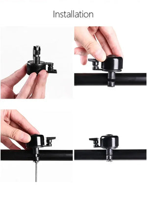 Aluminum MTB Bike Bell - Clear Safety — product view 23