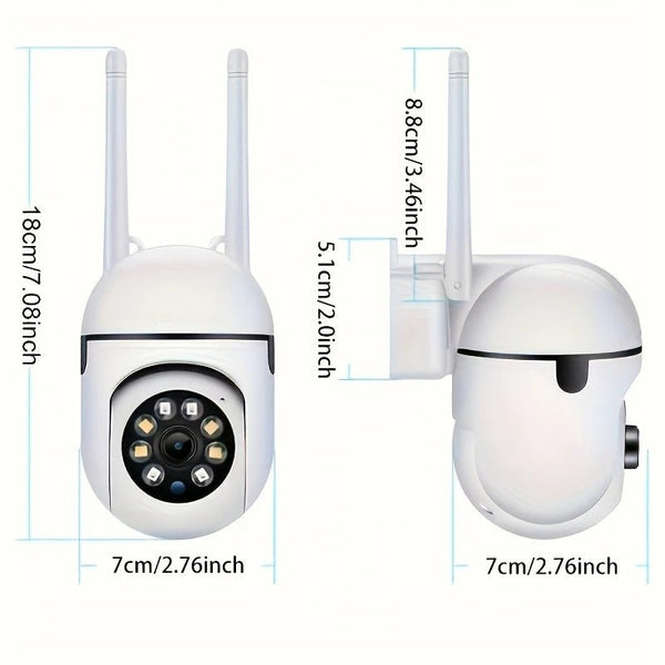BoyKeep 2 Pack Wireless 1080P Security Cameras With Color Night Vision - stepyours.com