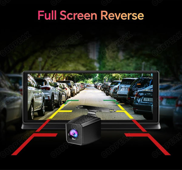 K2 Pro 11.3 4K Car DVR With Wireless CarPlay Android Auto Dual Lens Dash Cam - stepyours.com