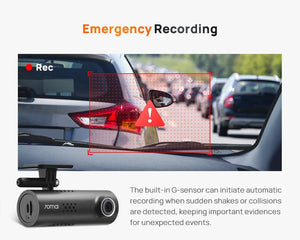 70mai M310 Plus 2K Dash Cam With English Voice Control 1440P WDR Parking WiFi 6 - stepyours.com