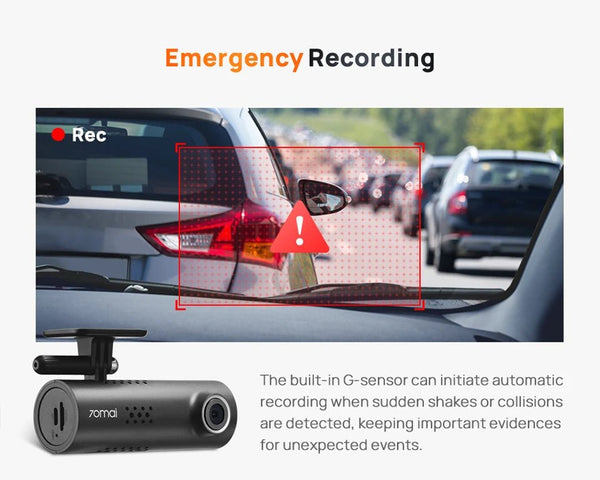 70mai M310 Plus 2K Dash Cam With English Voice Control 1440P WDR Parking WiFi 6 - stepyours.com