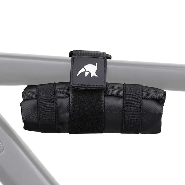 Rhinowalk Bicycle Tool Bag Front Top Tube Frame Bag Saddle Bag Burrito Pack Pouch Cycling Black MTB Road Bike Rear Accessories