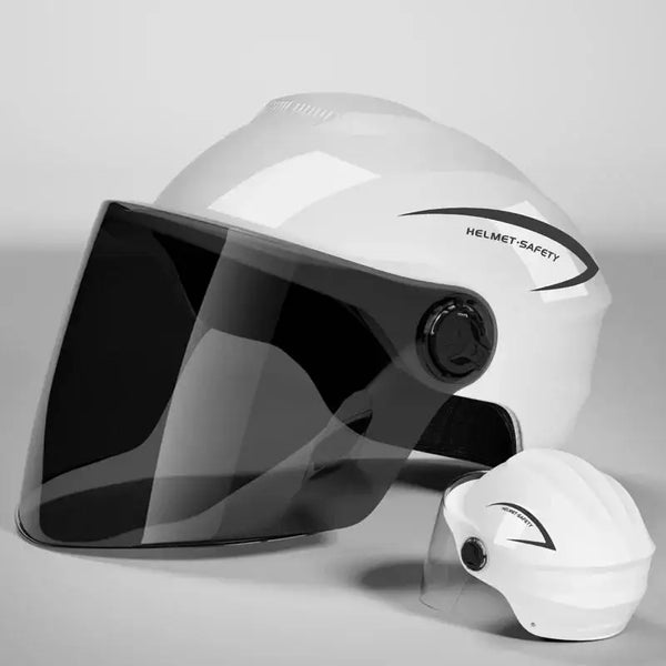 Rainproof Half Helmet for Electric Bikes — product view 2