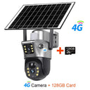 V380 Pro Solar Camera - Dual Lenses 8MP 4K 4G WiFi Night Vision - stepyours.com