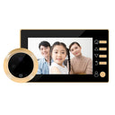 New 4.3 Inch Peephole 140° Smart Video Doorbells Door Viewer Camera Security Monitor 1080P HD Visual Doorbell by stepyours.com