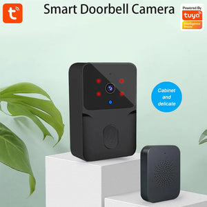 Tuya WiFi Video Doorbell Wireless HD Camera IR Alarm Security Smart Home Door Bell WiFi Intercom for Home by stepyours.com