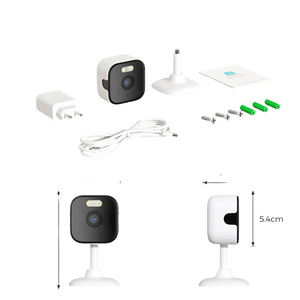 BESDER 5MP Mini Cube Camera - AI Human Detection and Two - Way Audio - stepyours.com