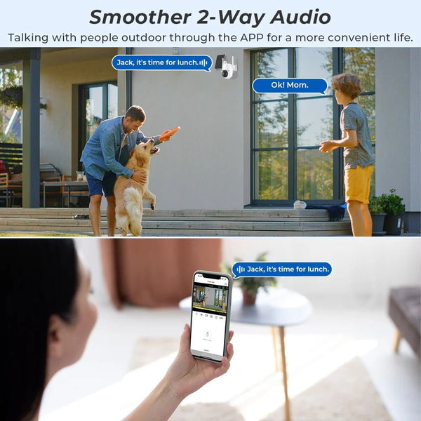WiFi PTZ Solar Outdoor Camera - 4MP HD, PIR Motion Detection, Long Battery Life - stepyours.com