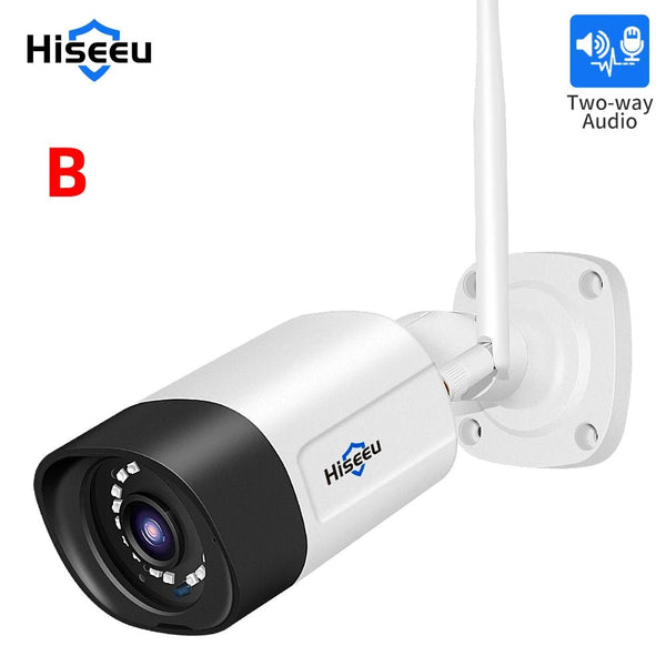 Hiseeu Wireless IP Camera 3MP Waterproof Indoor Outdoor Security WiFi Kit - stepyours.com