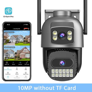 BESDER 15MP WiFi Outdoor PTZ Camera With Auto Tracking 5X Digital Zoom CCTV - stepyours.com