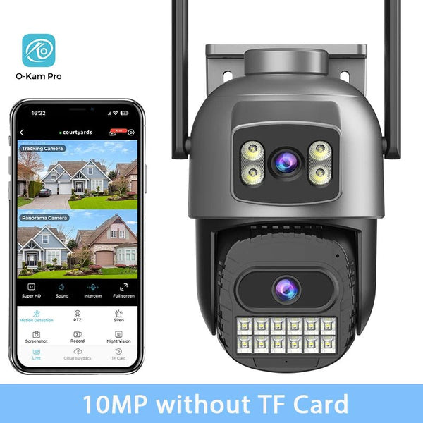 BESDER 15MP WiFi Outdoor PTZ Camera With Auto Tracking 5X Digital Zoom CCTV - stepyours.com