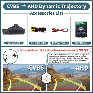AHD 1080P 170 Rear View Camera Trunk Handle For BMW 3 5 Series X5 X6 Waterproof - stepyours.com