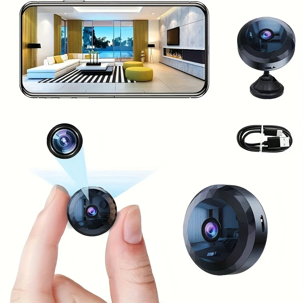 Wireless Mini WiFi Security Camera Night Vision Motion Detection And App Control by stepyours.com