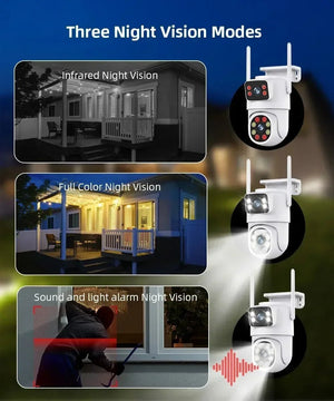 8MP Tuya WiFi PTZ Outdoor Security Camera With AI Auto Tracking Alexa ONVIF - stepyours.com