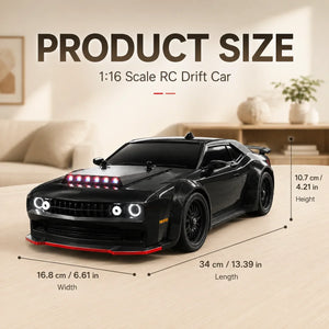 ZNLYRION Remote Control RC Drift CarToy Scale Brushless Racing Lights — product view 2