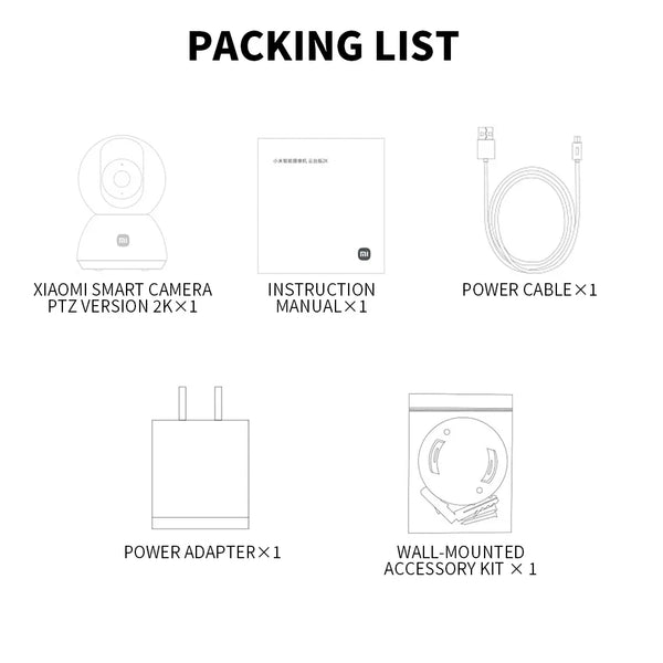 Xiaomi 360 Degree PTZ 2K AI Security Camera - Night Vision And Human Detection - stepyours.com
