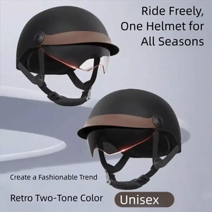 Vintage Electric Bicycle Helmet — product view 3