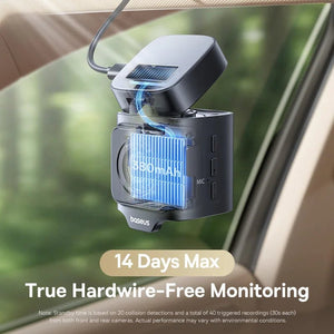 Baseus VD1 Pro 4K Dash Cam With Sony Sensor ADAS GPS WiFi6 STARVIS Night Vision - stepyours.com