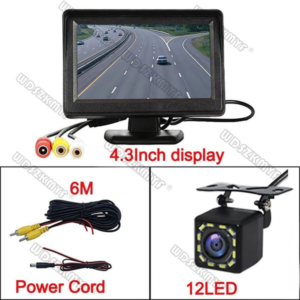 4.3 Inch Rear View Camera Monitor For Car Parking System - stepyours.com