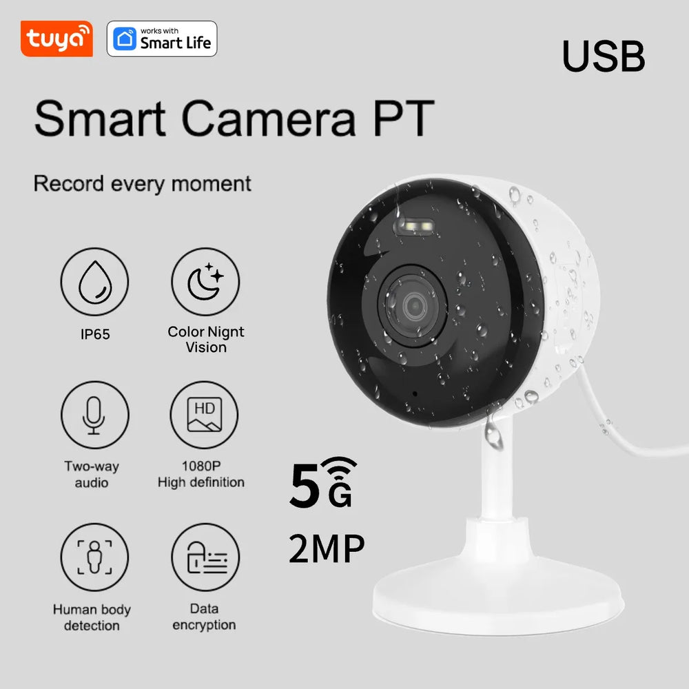3MP HD Tuya Smart Indoor Outdoor Security Camera With Color Night Vision - stepyours.com